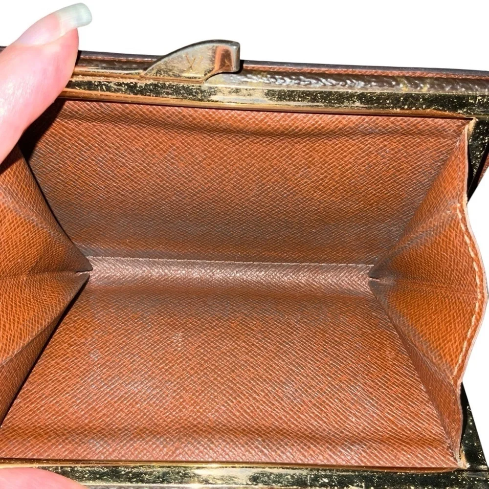 Louis Vuitton Textured Brown Monogram Wallet